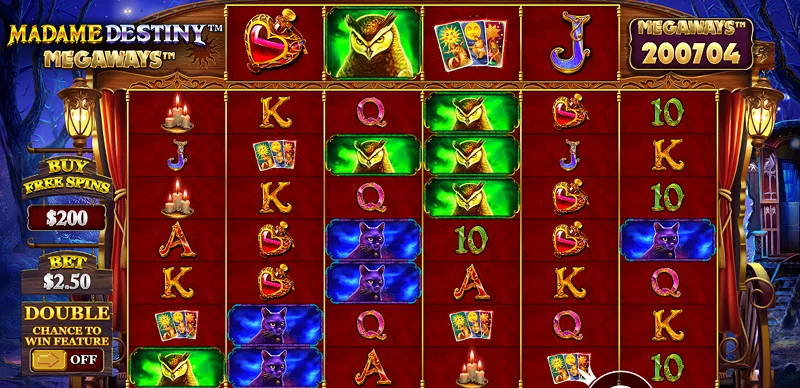Madame Destiny de la collection de jeux Megaways Spin Aura